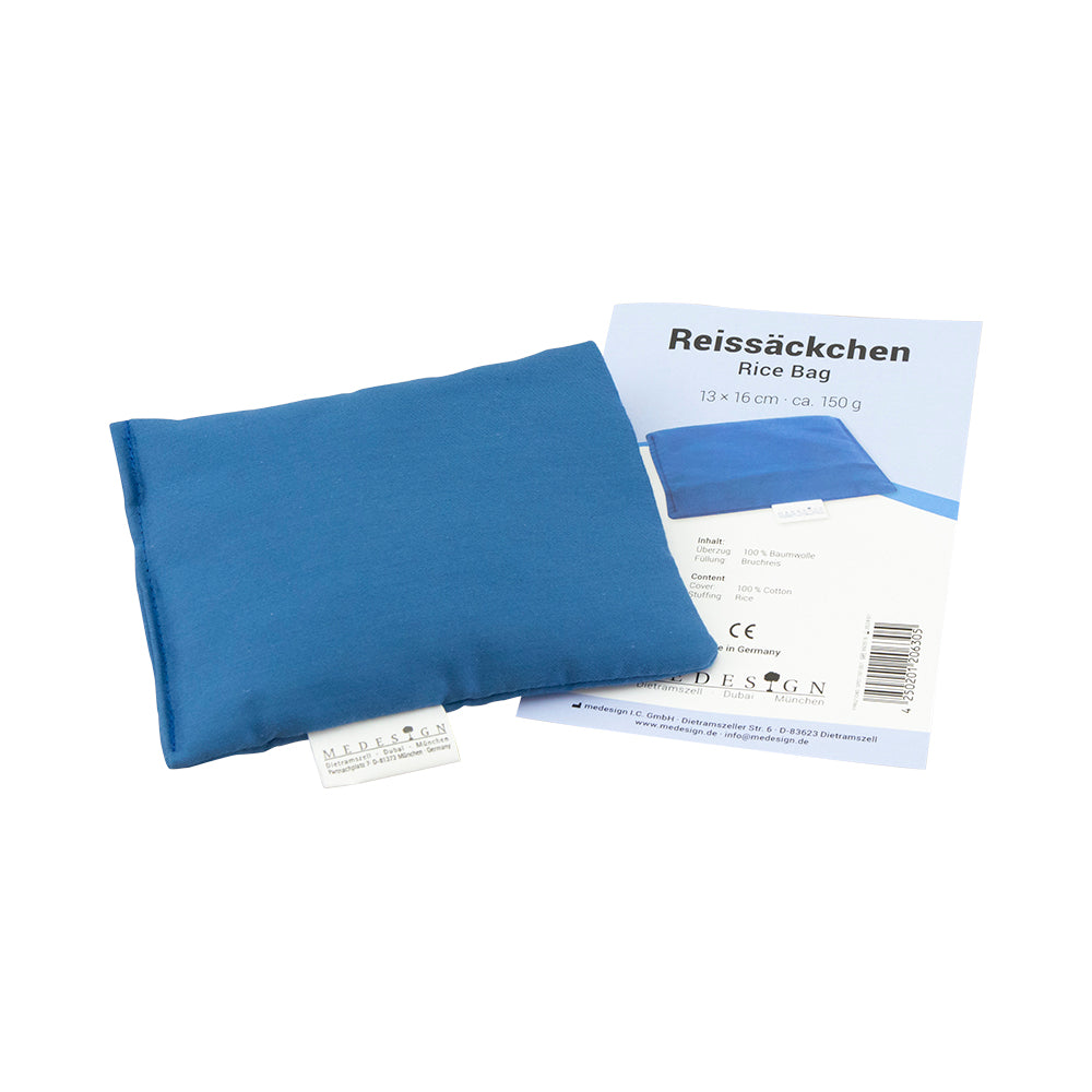 Busta di riso blu 13 x 16 cm ca. 150 g