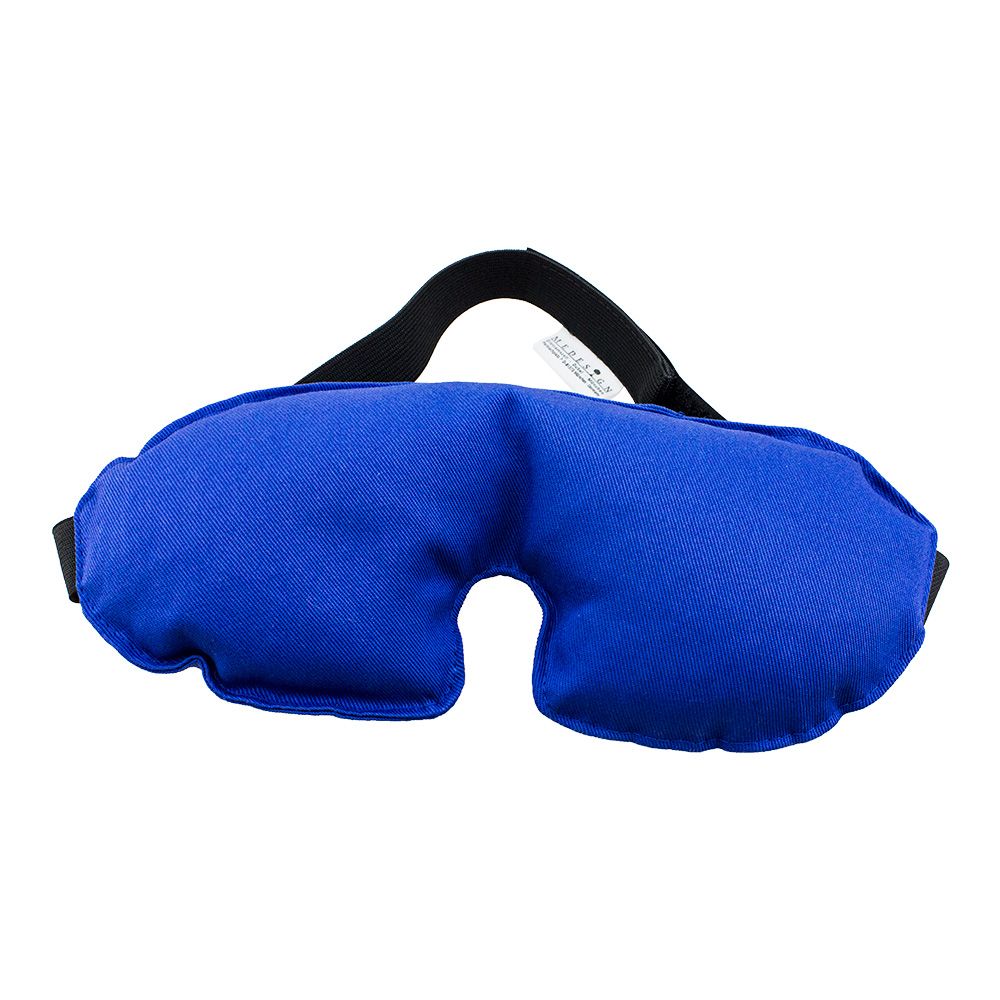 Augenkissen Dinkelspelz blau