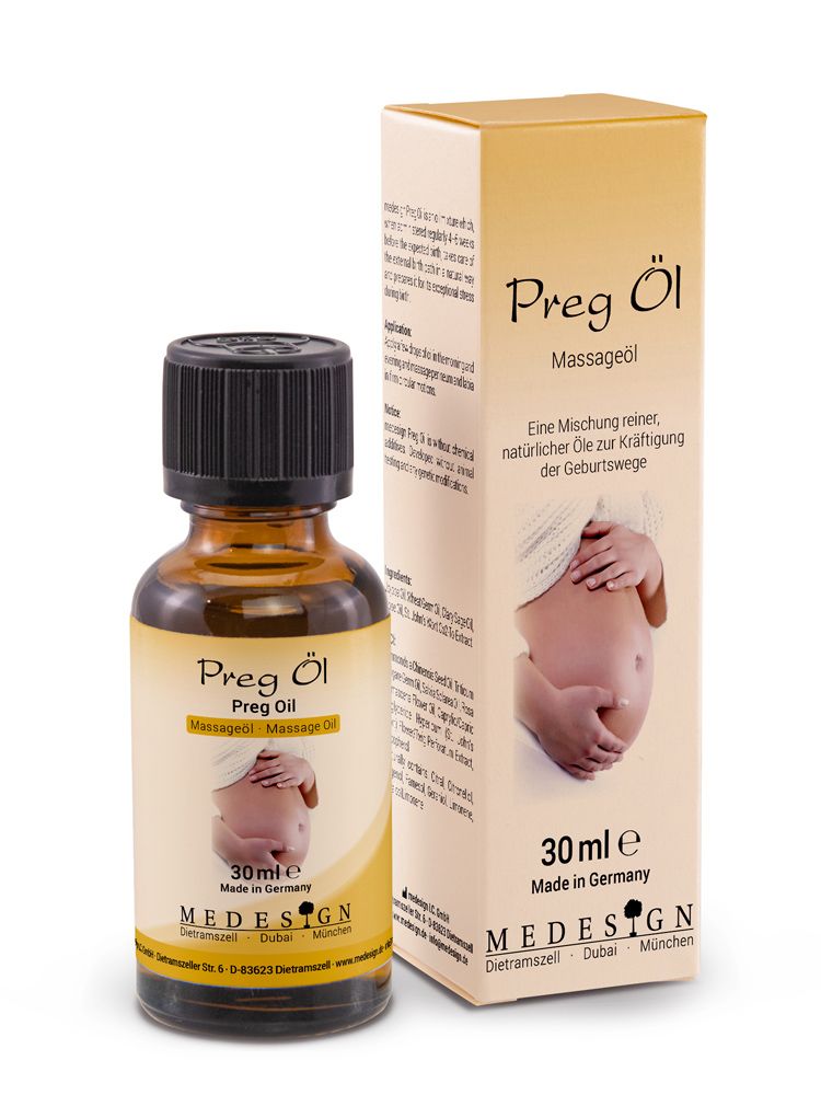 Huile de grossesse pour massage périnéal 30 ml