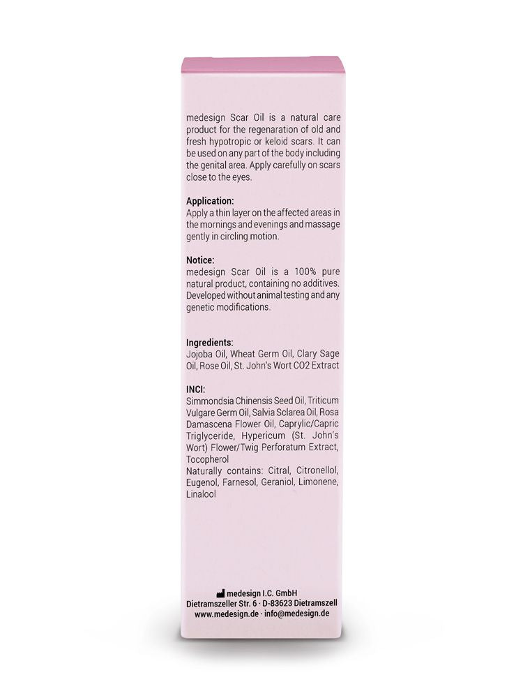 Huile de cicatrice pour massage des cicatrices 30 ml